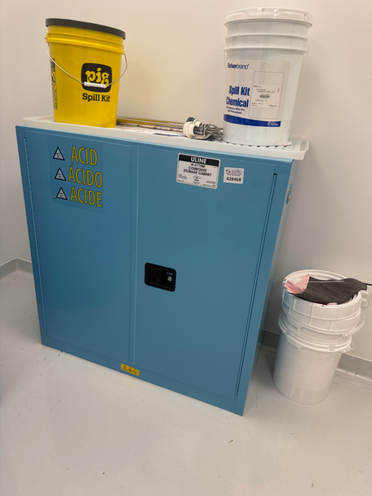Image of ULINE 30 Gallon Acid & Corrosive Storage Cabinet